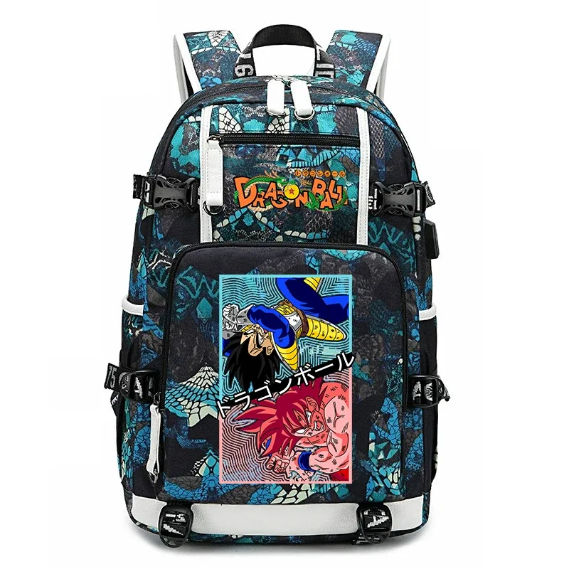 sac à dos imprimé dragon ball z pour étudiants, grande capacité, sac à dos décontracté pour enfants, adolescents, voyages scolaires