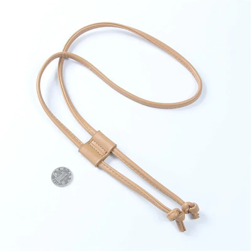 sangle de sac en cuir pu pour femme, bricolage, remplacement, proximité, ulà cordon, sac à dos, faisceau, poche, sac à main, accessoires, nouveau, 0.8cm mince, 120cm, e27