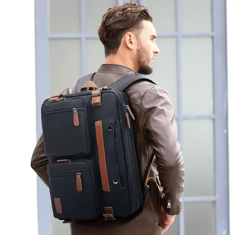 sac à dos étanche en nylon pour étudiants, sac à dos pour ordinateur portable, sacs à dos de voyage d'affaires, portable et à la mode, 15.6 pouces, 17.3 pouces, nouveau
