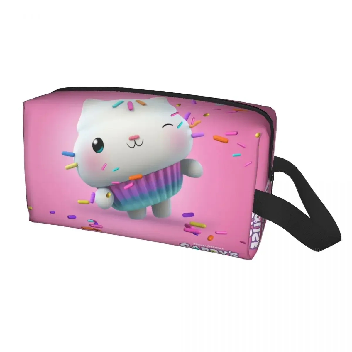 trousse de toilette de voyage pour maison de poupée gabbys, pour gabby cat pandy paws, organisateur de maquillage et de cosmétiques, kit de rangement de beauté dopp