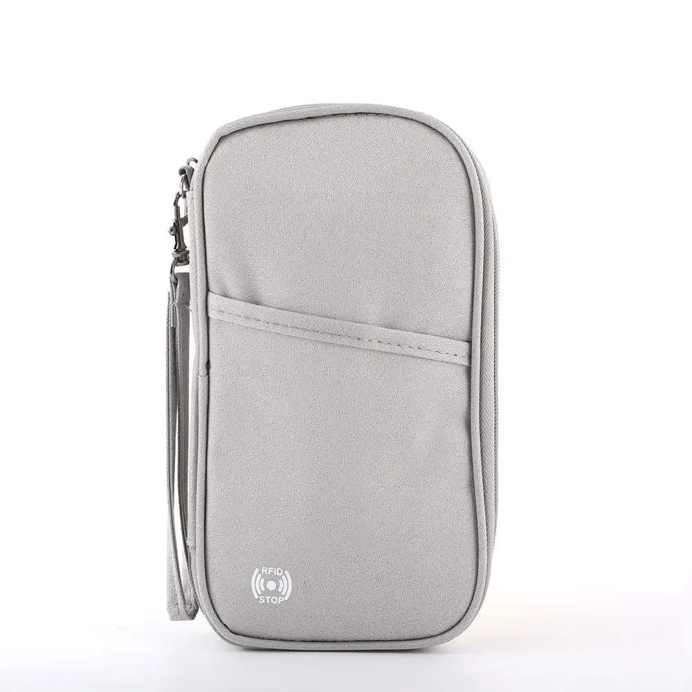 porte-passeport familial avec blocage rfid, portefeuille de voyage, organiseur de documents de voyage, étui pour cartes de crédit