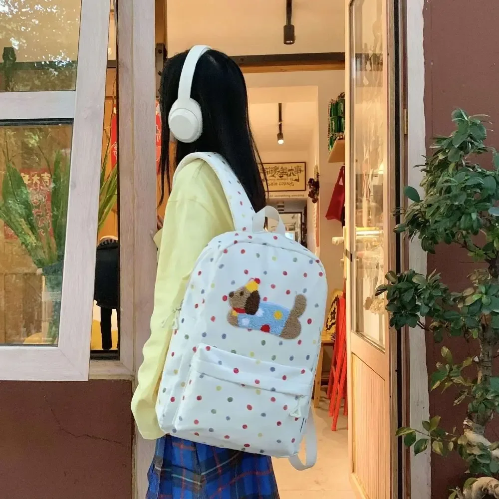nouveau sac à dos pour chiot, sac à dos pour ordinateur portable en nylon, grande capacité, sac à main kawaii pour étudiants