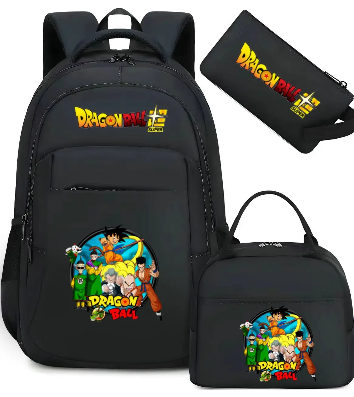 sac à dos dragon ball, sac d'école camouflage, grande capacité, pour lycéens, garçons et filles, mochila de voyage