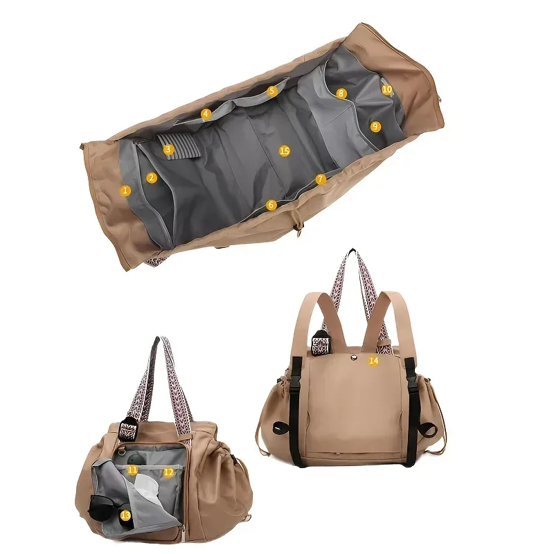nouveaux sacs de voyage de grande capacité à la mode étanche sac à dos de rangement de voiture plusieurs poches sacs à main pour femmes bolsa mujer сумка
