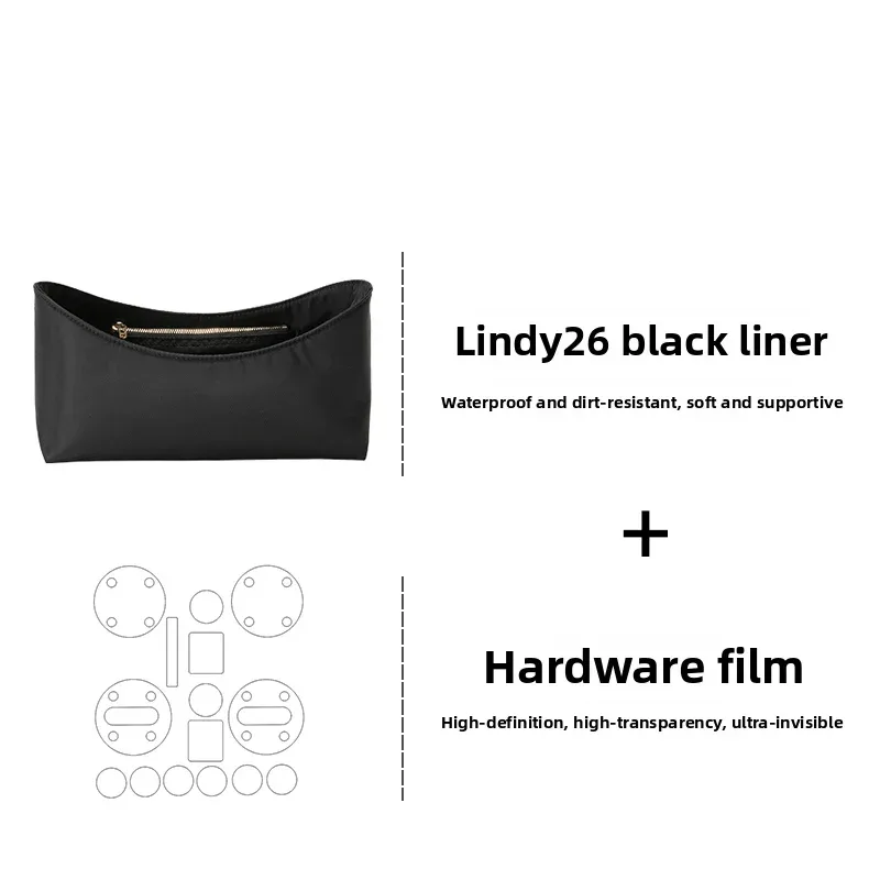 insert organisateur de sac pour lindy 26, rangement en nylon, sac durable, support de rangement, modification intérieure, accessoires de sac