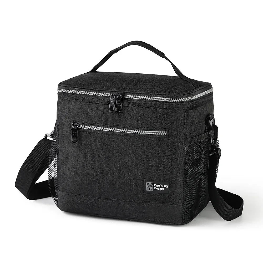 sac d'isolation thermique de grande capacité, sac de rangement de fruits bento pour les déplacements au bureau en plein air, sac isotherme thermique pour boissons et boissons