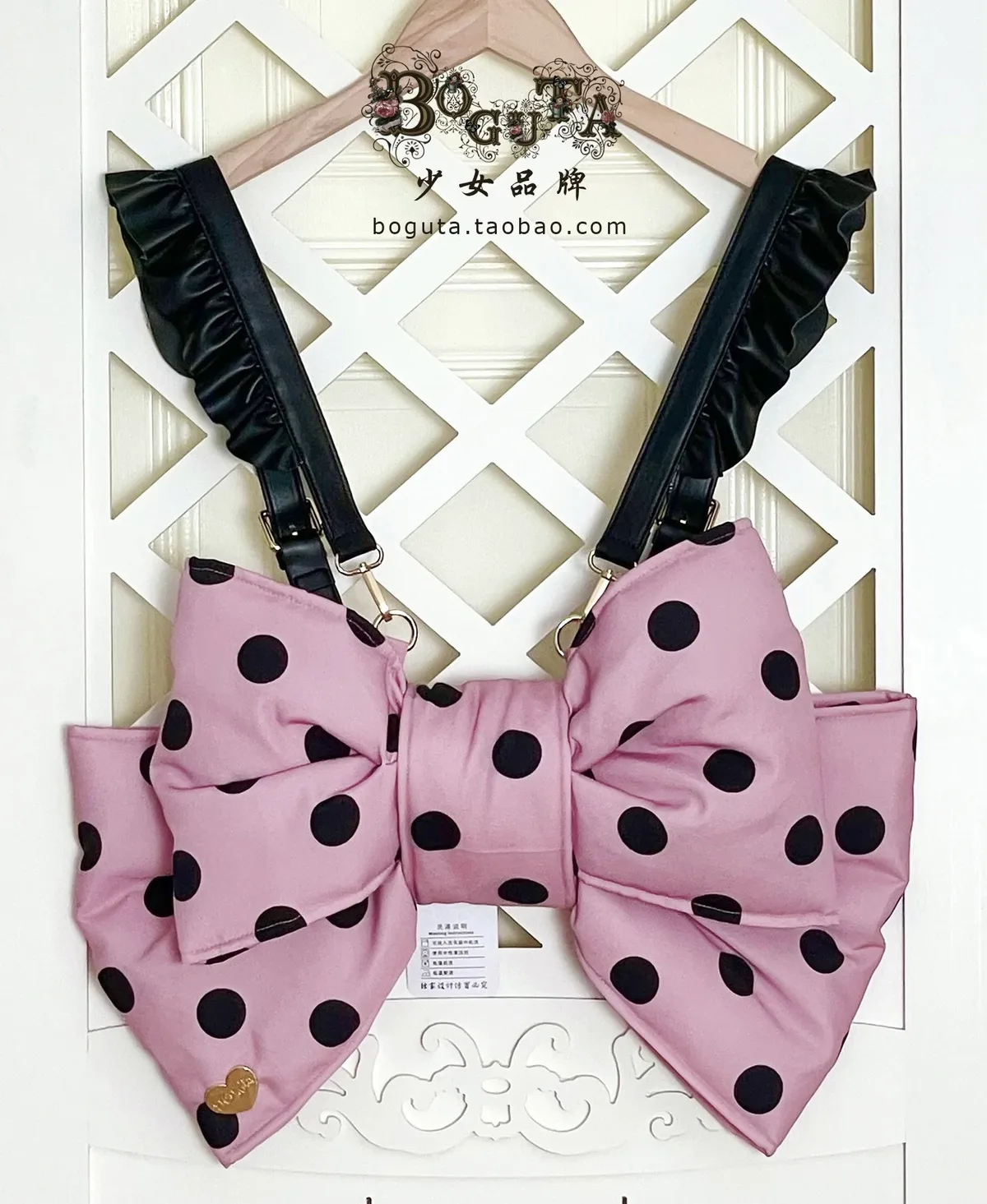 sac à dos lolita avec nœud à pois, joli sac à bandoulière original mochilas mujer bolsas y2k pour femmes, sac à dos kawaii pour filles douces