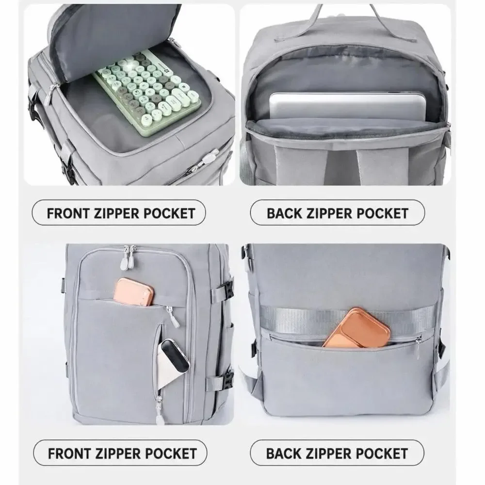 Sac à dos de voyage grande capacité, imperméable, durable, multifonctionnel, haut de gamme, pour étudiants, sac à dos pour ordinateur portable, étudiant universitaire