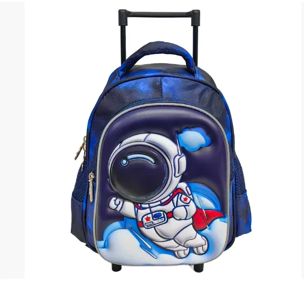 12 pouces enfants école sac à dos roulant maternelle voyage chariot sac enfant en bas âge valise école à roulettes sac à dos cartable pour fille