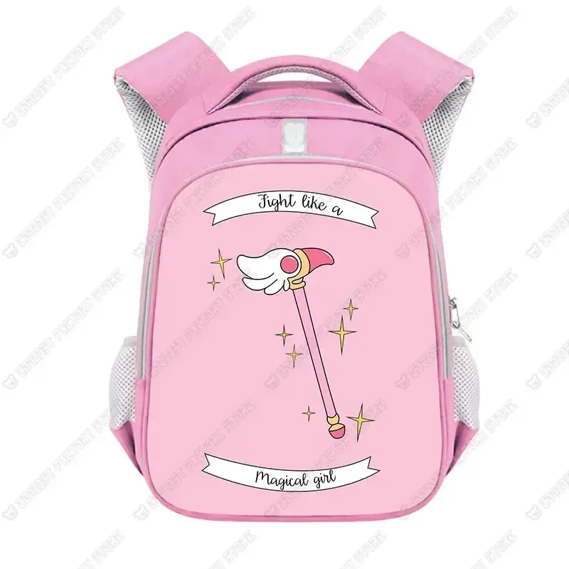 anime anime cardcaptor sakura sac à dos pour adolescente filles enfants sacs d'école femmes sacs à dos d'ordinateur portable enfants maternelle sac cadeau