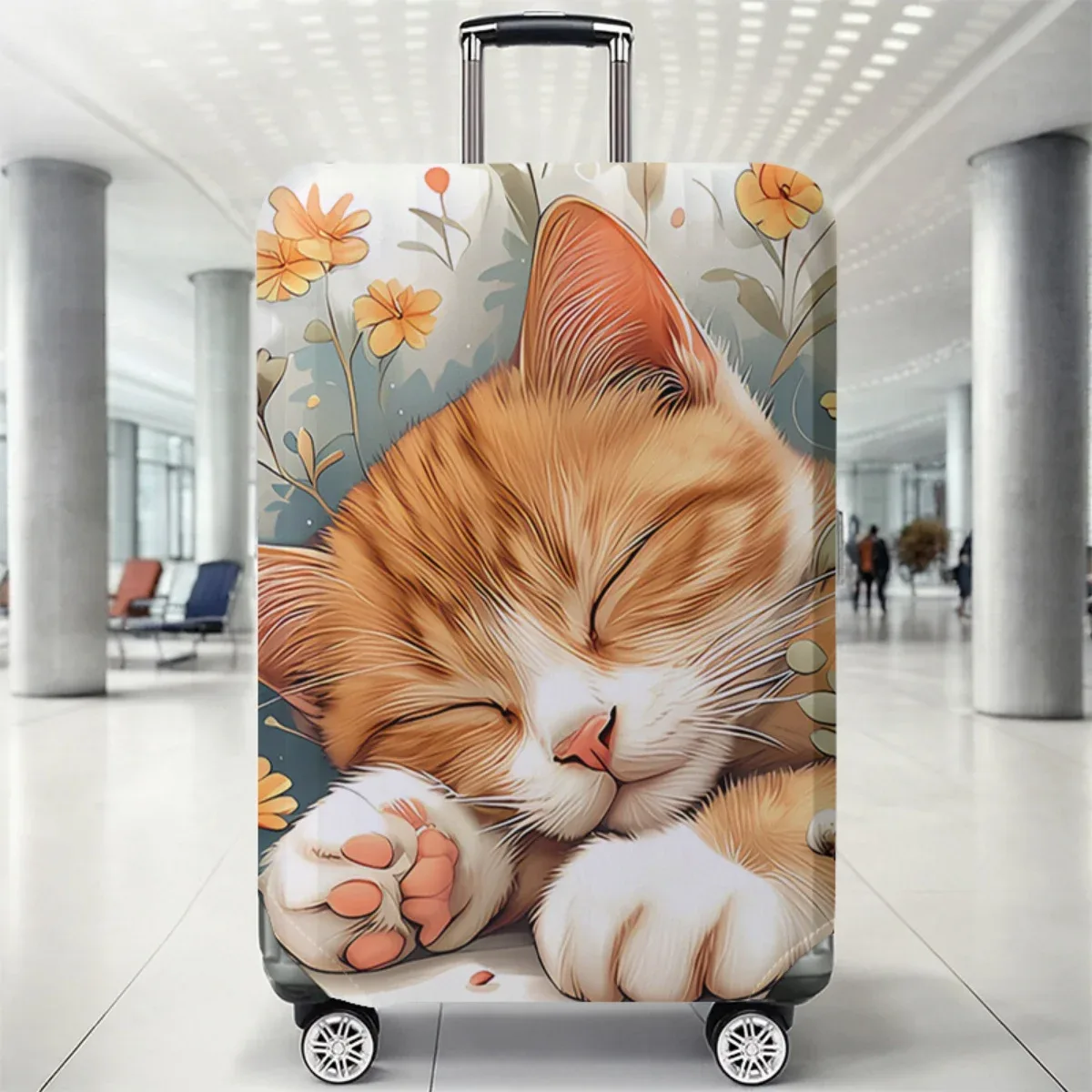 housse de protection pour bagages avec imprimé de dessin animé