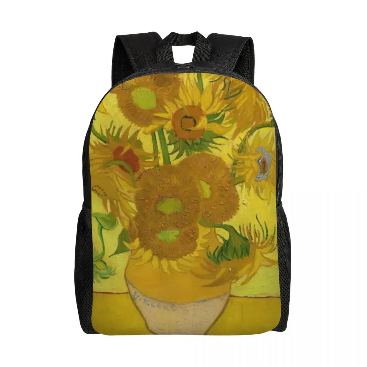 sac à dos de voyage de nuit étoilée sur le rône pour hommes et femmes, cartable d'école pour ordinateur portable, sac à dos d'étudiant, vincent van gogh