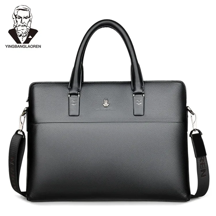 sac à bandoulière 2026 en cuir véritable pour homme, style horizontal, sac à dos pour homme, sacoche d'affaires en cuir pour documents