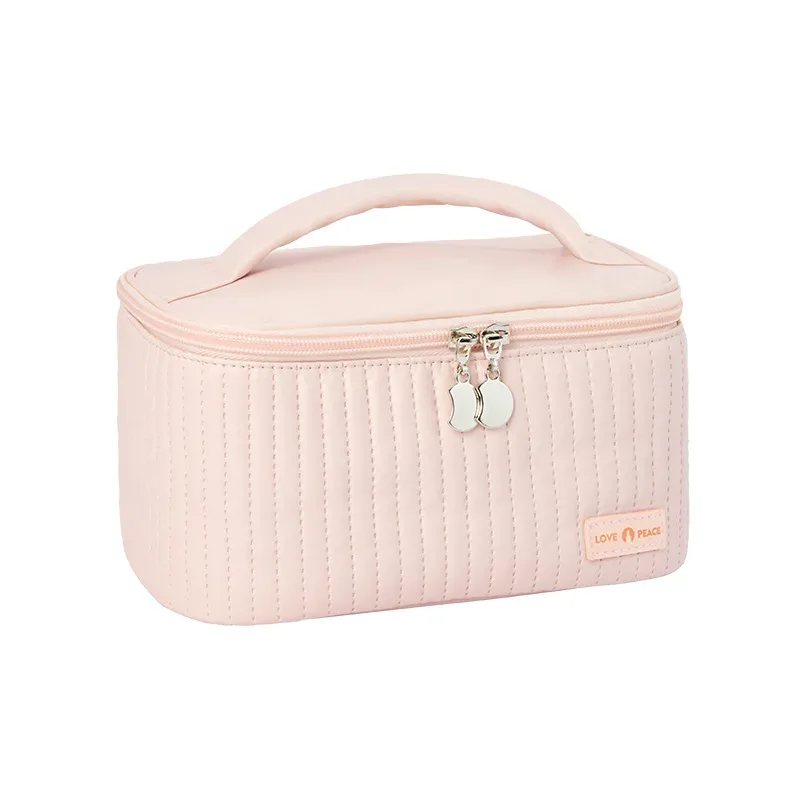 sac de maquillage de gâteau en cuir pu, style de luxe, sac de rangement étanche de grande capacité, organisateur de cosmétiques portatif, nouvelle collection