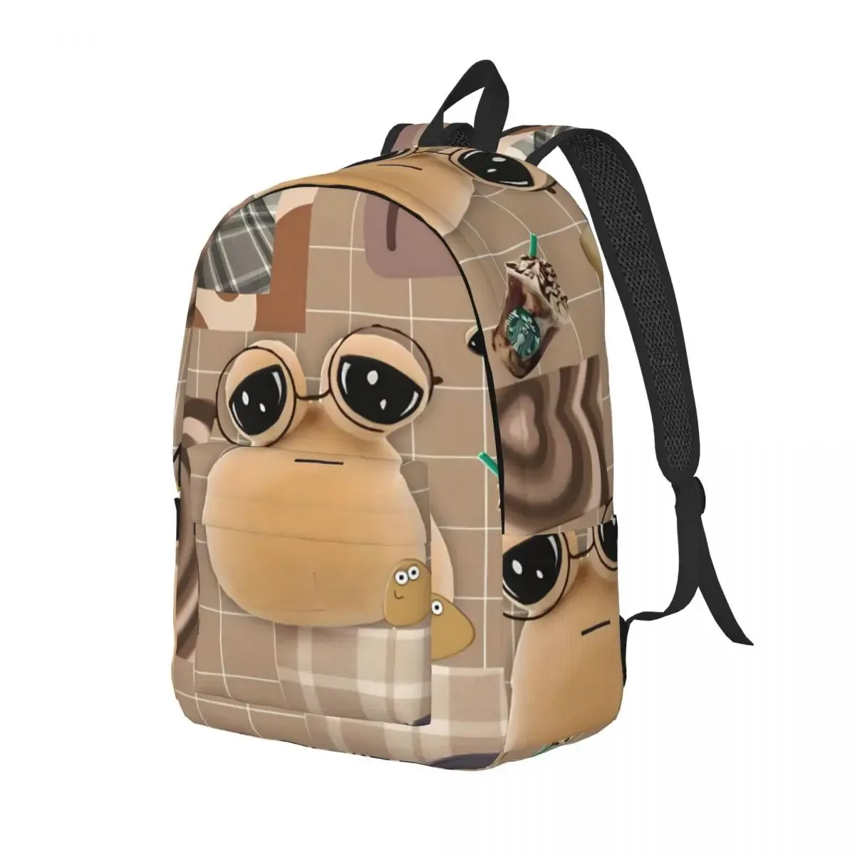mon animal de compagnie alien pou sac à dos pour préscolaire maternelle école étudiant virtuel animal de compagnie livre sacs garçon fille enfants toile sac à dos cadeau