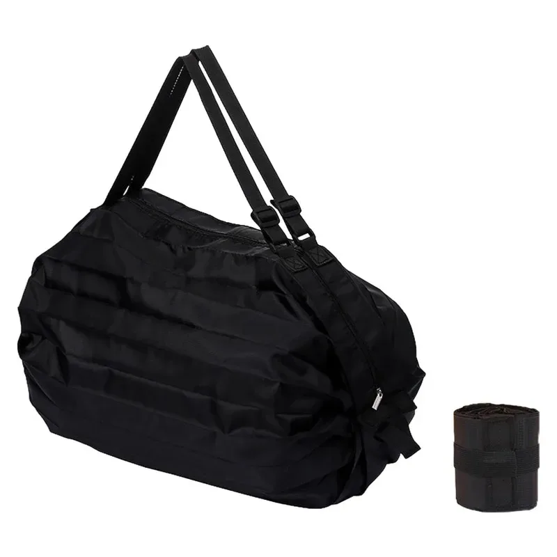 grand sac de courses pliable, sac écologique réutilisable, paquet d'épicerie, sacs de rangement de jouets de plage, pochette d'épaule imprimée chat citron, fourre-tout