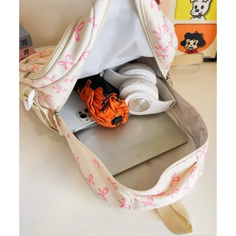 sac à dos fire garena pour l'école, pour adolescents, filles, unisexe, sac à dos de mode galaxy, grande capacité, en nylon, imprimé nœud, sac de voyage