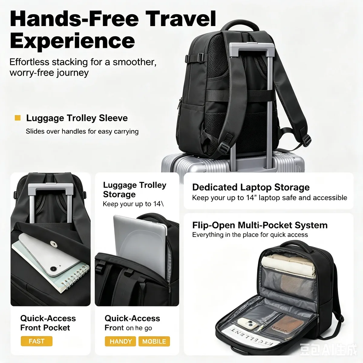 sac à dos de voyage 40x30x20, sac à dos de cabine pour ryanair, bagage à main pour vueling, sac de voyage pour ordinateur portable 24l, sac à dos de travail pour hommes