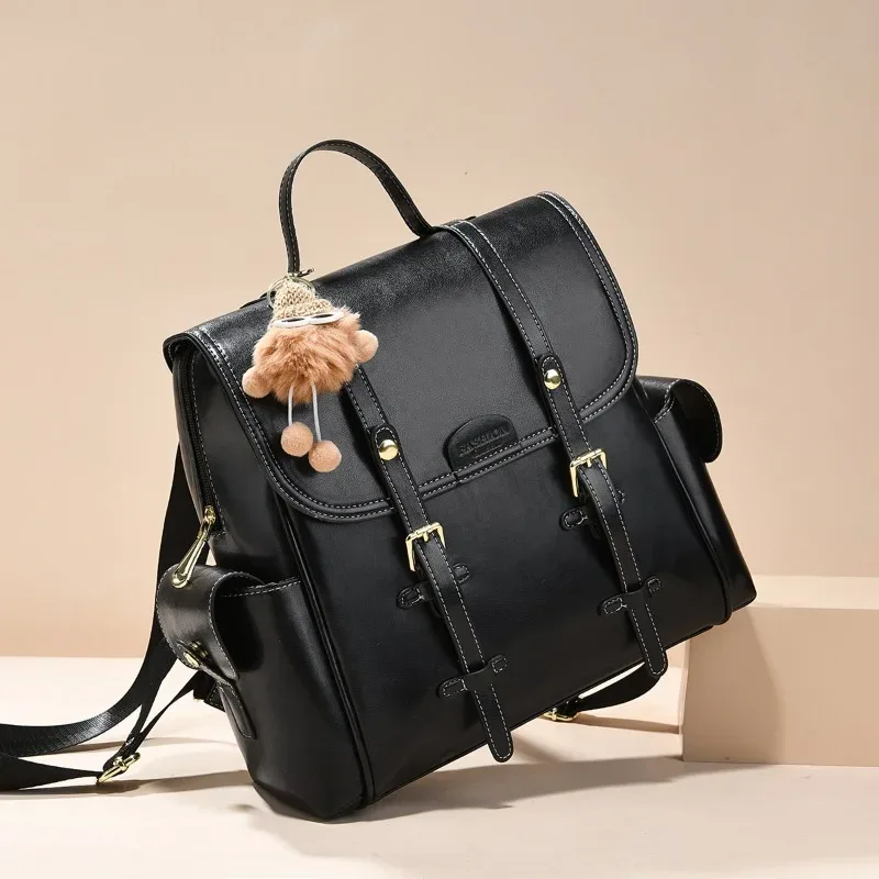 Nouveau sac à dos coréen tendance style universitaire pour femme, sac à dos décontracté et polyvalent pour étudiante, sac à main pour femme
