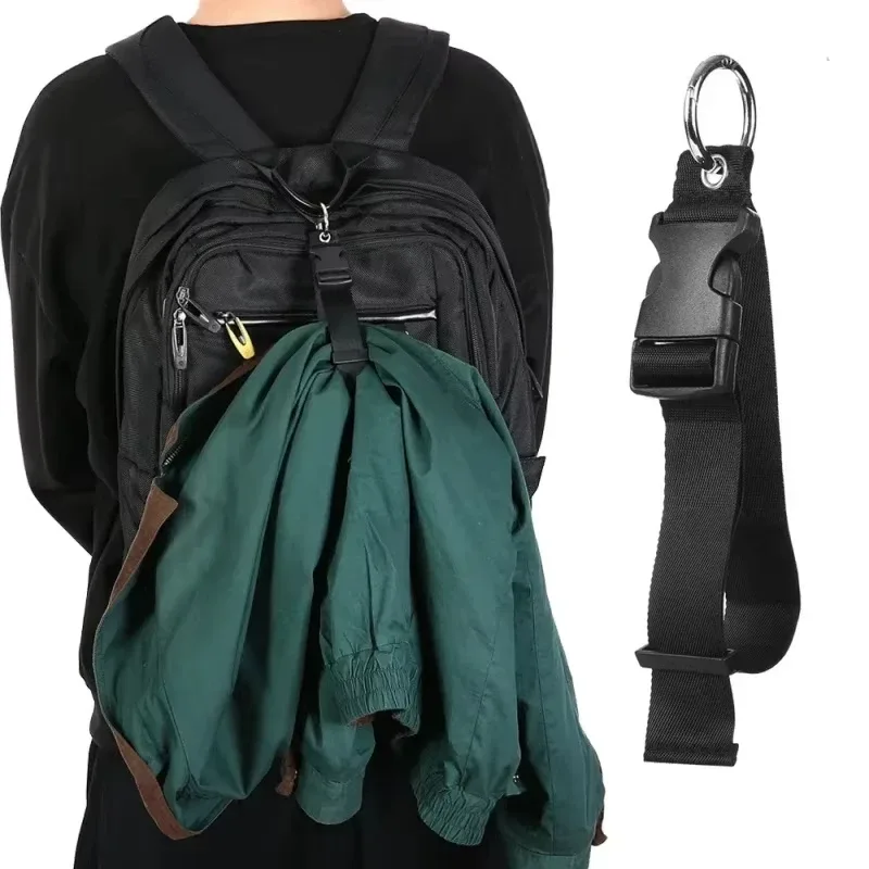 sangle de fixation pour bagages de voyage, sangle externe pour sac à dos, sangle portable avec boucle de déverrouillage, sangle de bagage pour sac supplémentaire, support de veste