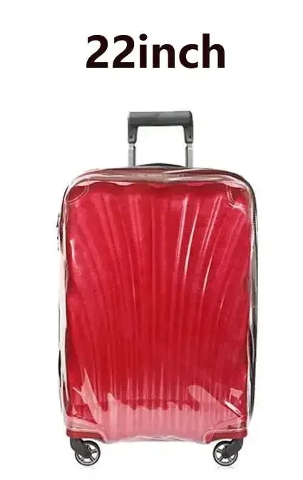 housse de bagage pour samsonite cs2, étui de protection pour valise, couvertures transparentes personnalisées, accessoires de voyage anti-poussière en pvc de haute qualité
