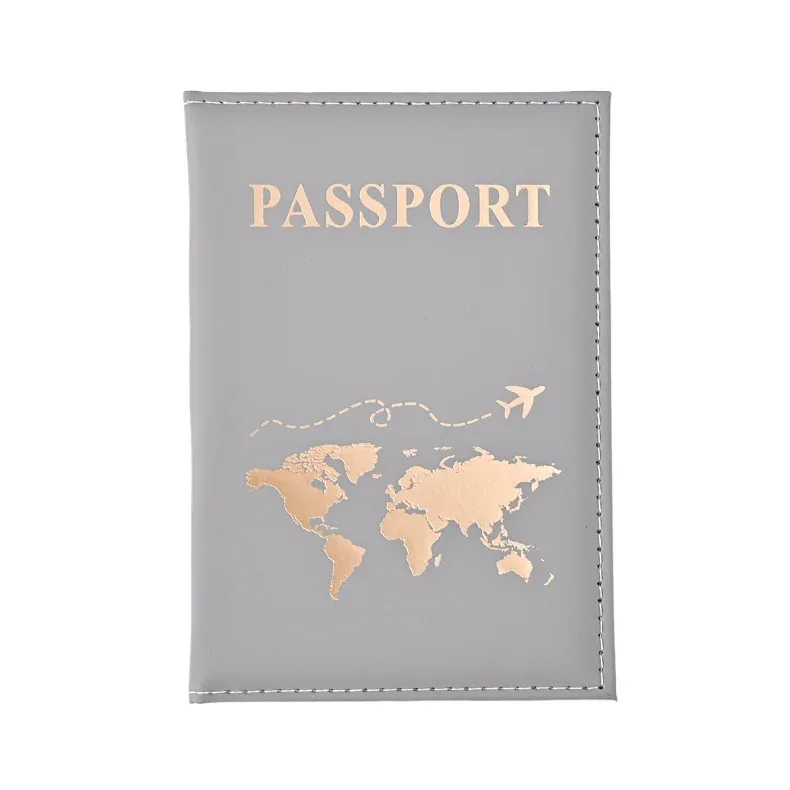 housse de passeport en pu, porte-passeport en cuir souple, porte-cartes de voyage, porte-documents de voyage portable, cadeau pour hommes et femmes