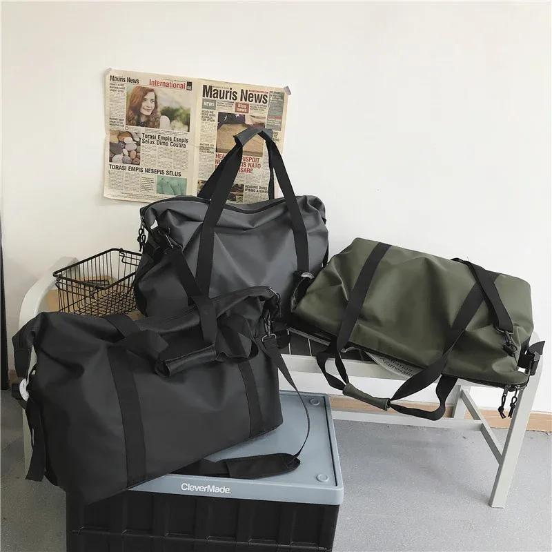 sac de voyage personnalisé avec logo imprimé pour couples, sac à bandoulière de grande capacité, sac à bagages, sac de sport et de fitness