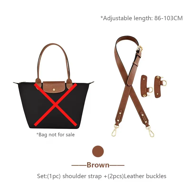 sangle de sac à bandoulière pour sac à bandoulière en cuir longchamp m, ceinture durable à porter en travers du corps, sans perçage, accessoires de remplacement
