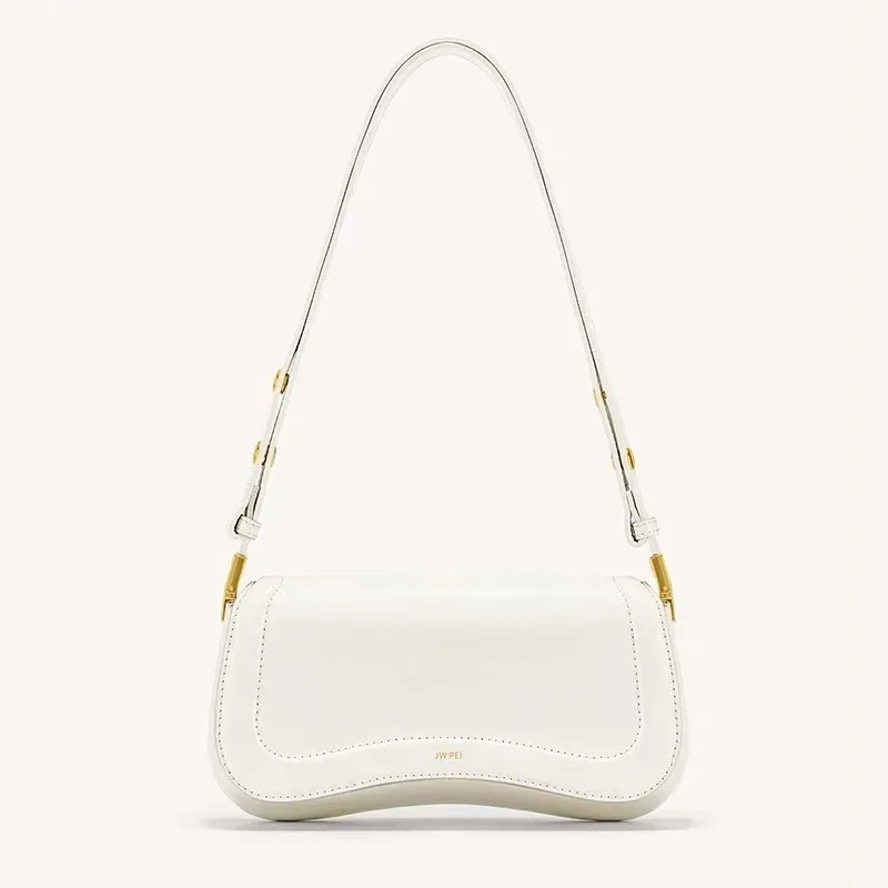 jwpei pudding bag joy sac à bandoulière réglable à une épaule pour femme, cuir véritable 1c56, simple et décontracté