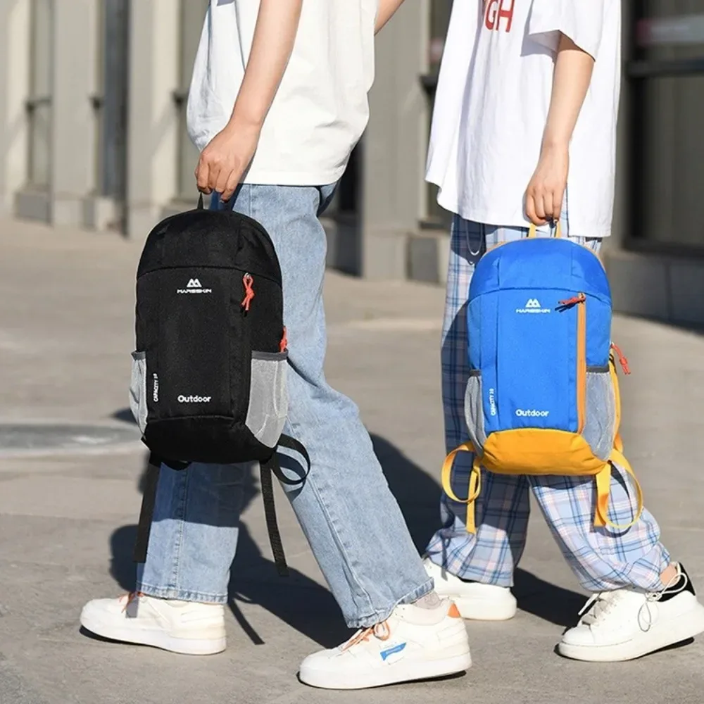 Sac à dos d'escalade portable 10L, imperméable, avec fermeture éclair, sac de voyage en polyester, sac à dos décontracté pour étudiants, sports de plein air