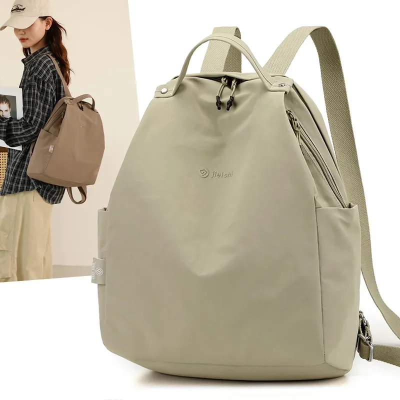 sac à dos léger à la mode pour femmes, nouveau sac à dos portable de voyage simple, grande capacité, cartable d'école en plein air pour filles
