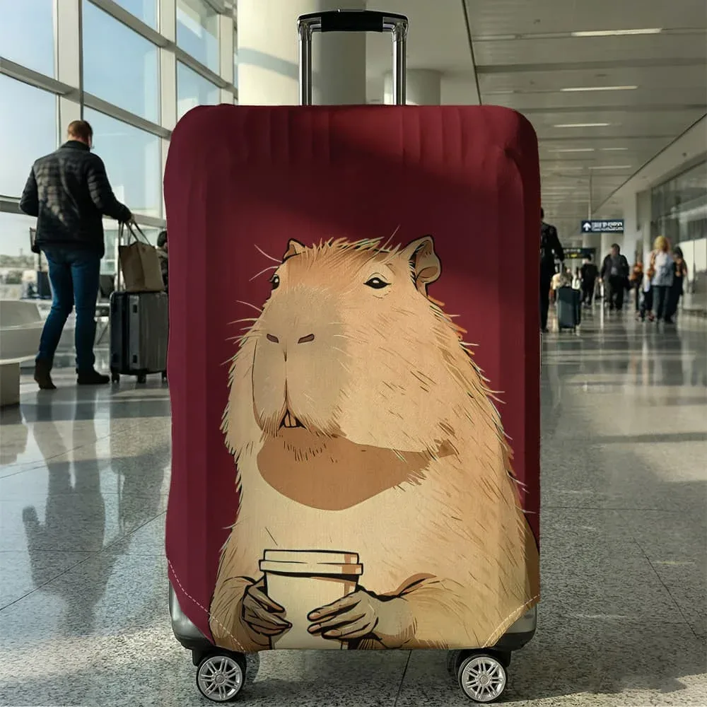 housse de protection pour bagages à motif animal, ensemble adapté aux bagages de 18 à 32 pouces, housse de poignée de valise, accessoires de voyage
