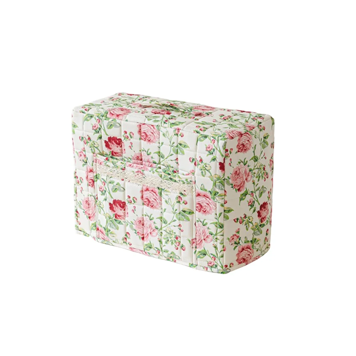 sac de couture multifonctionnel à motif floral, grande capacité, pour femmes, organiseur de mode, sacs à main portables pour dames, étuis à maquillage