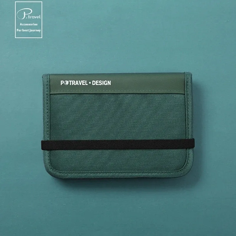 portefeuille de voyage anti-rfid, porte-passeport multifonction, étui pour cartes de crédit, organisateur de documents d'identité pour hommes et femmes, pochette antivol