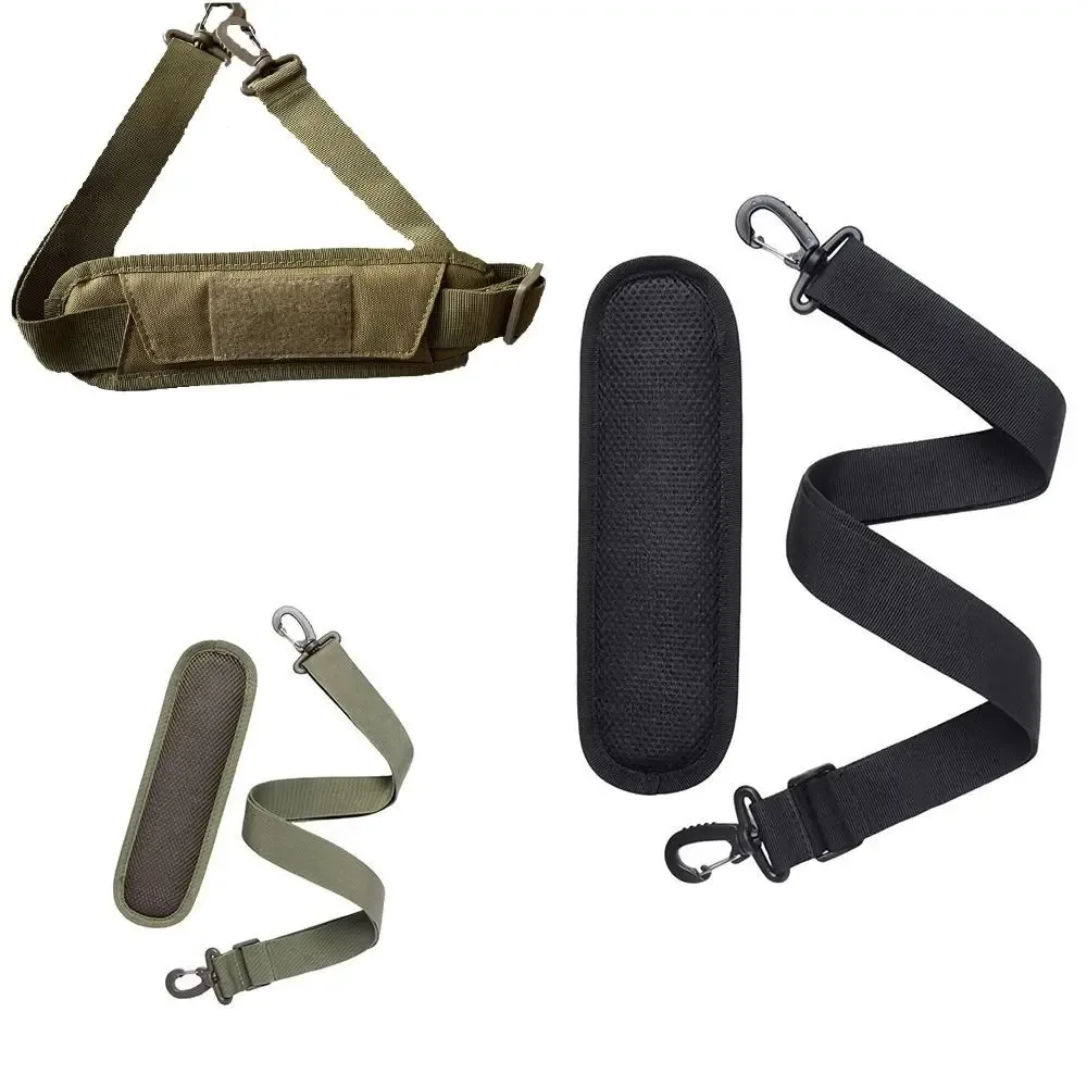 chaîne de sac à bandoulière réglable de couleur unie, rallonge de sac en nylon, ceinture de sac à bandoulière, chaîne de sac à bandoulière amovible avec coussinet rembourré