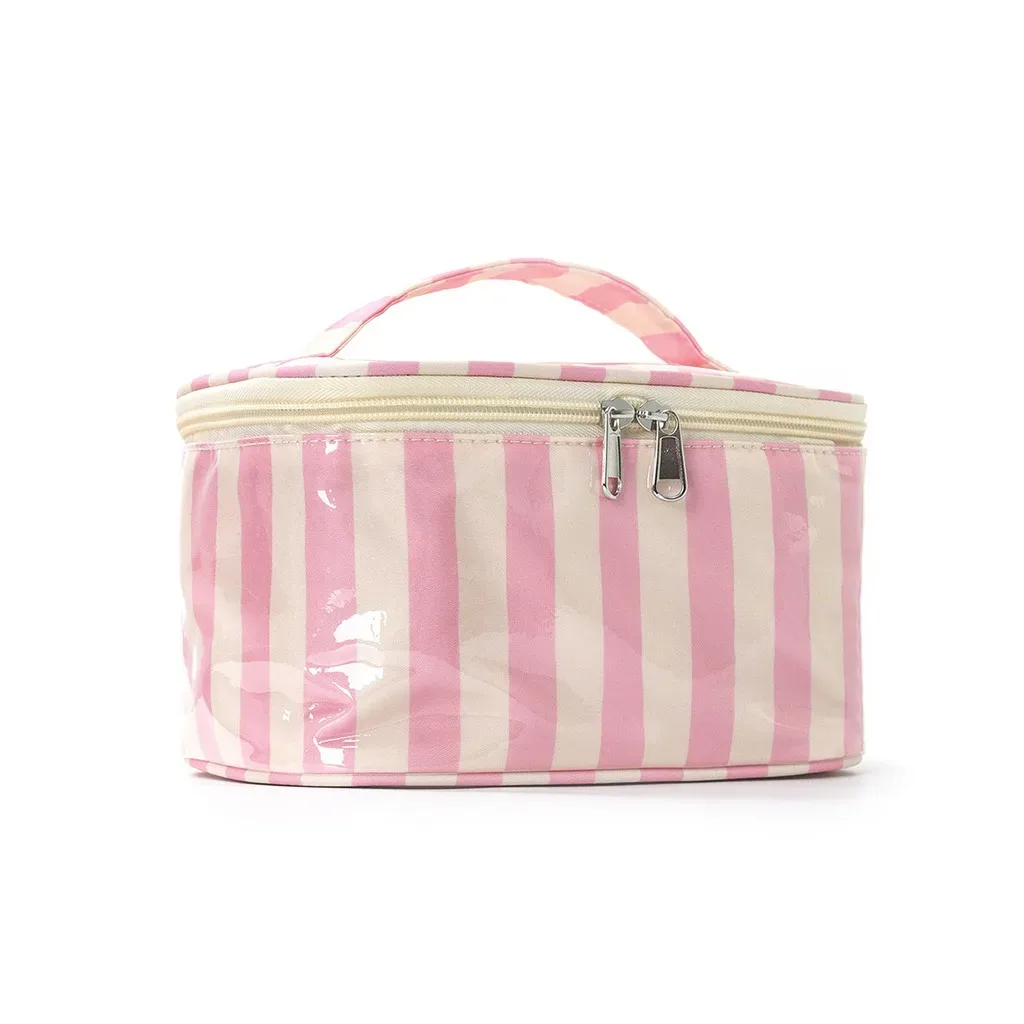 trousse de maquillage de grande capacité, imperméable, avec fermeture éclair, sac à cosmétiques résistant à l'usure, organisateur de beauté pour le rangement de petits objets pour femmes