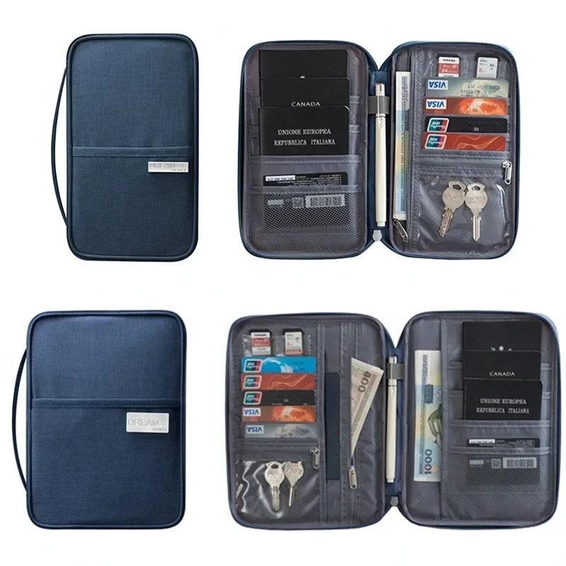 packs de passeport portefeuille porte-passeport familial multi-fonctionnel étui à documents organisateur accessoires de voyage sac à documents porte-carte