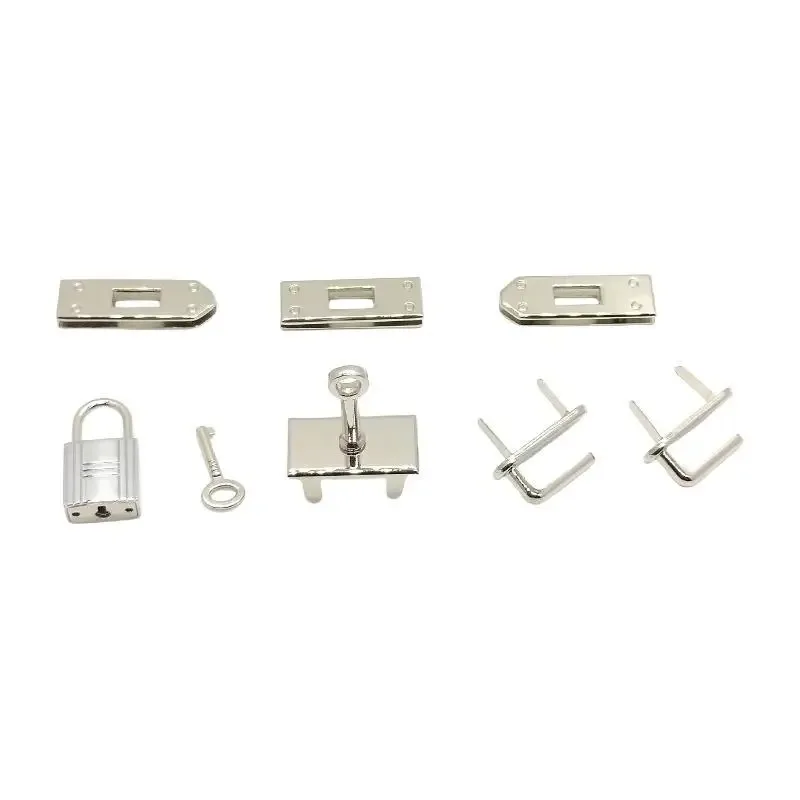 7 pièces de boutons de fermeture en métal de haute qualité pour la fabrication sur mesure de sacs à main, sacs à bandoulière et pochettes diy.