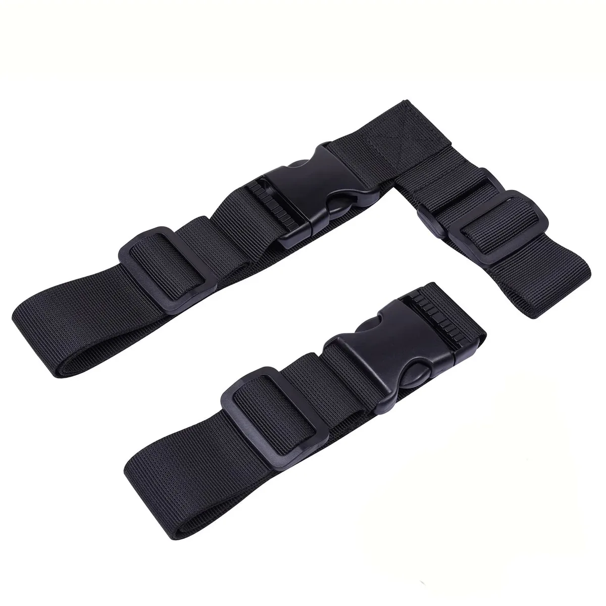 connecteur de sangle de bagage réglable – attache de bagage en nylon durable en forme de t avec boucle amovible pour un voyage sécurisé