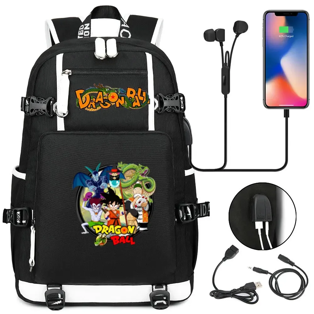 sac à dos camouflage dragon ball - sac d'école grande capacité pour étudiants, sac à dos pour enfants, sac de voyage en plein air pour garçons