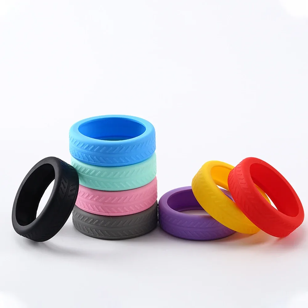 1/4/8 pièces manchon de roulette en silicone sourdine roue de réduction du bruit housse de roulettes anti-rayures pour valise à bagages à main