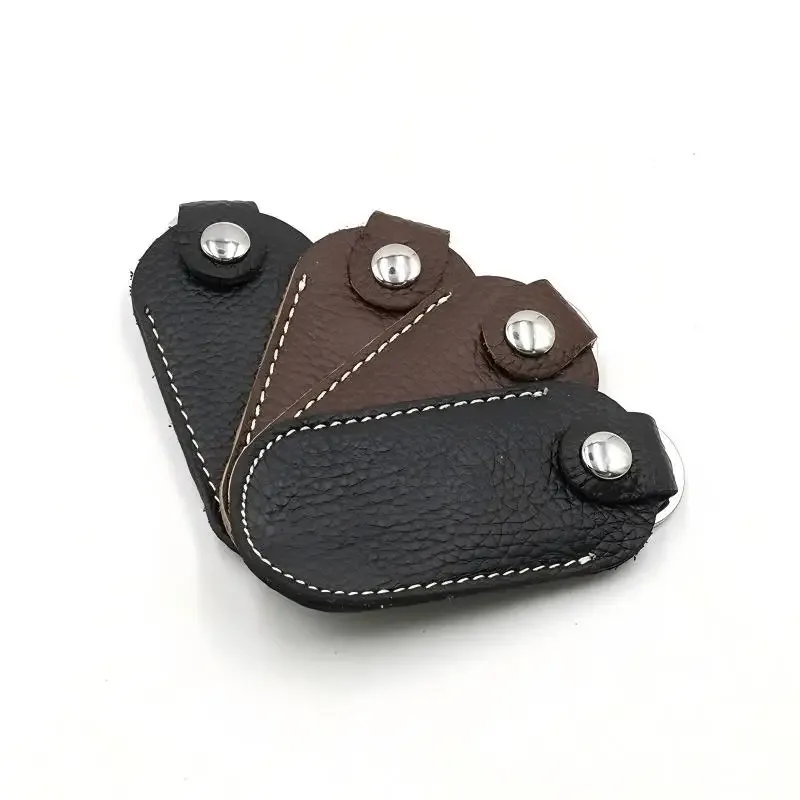 pochette de protection en cuir de vachette véritable pour clé usb, étui de rangement pour clé usb, porte-clés, accessoires