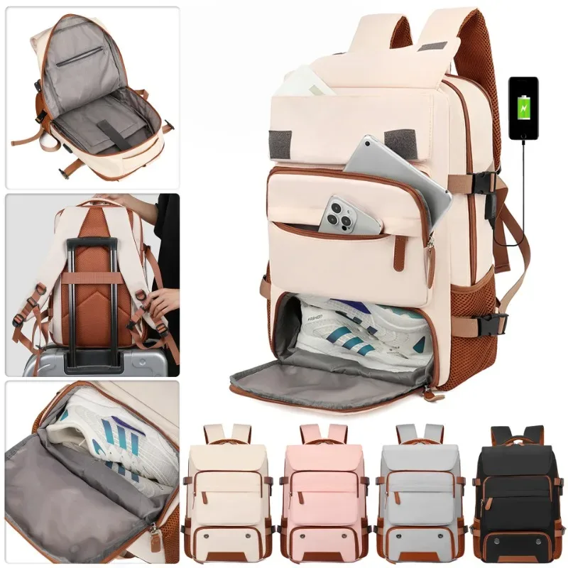 sac à dos de voyage hommes femmes sac à dos multifonctionnel adolescent école sac à dos sac à dos pour ordinateur portable voyage léger sac à bagages