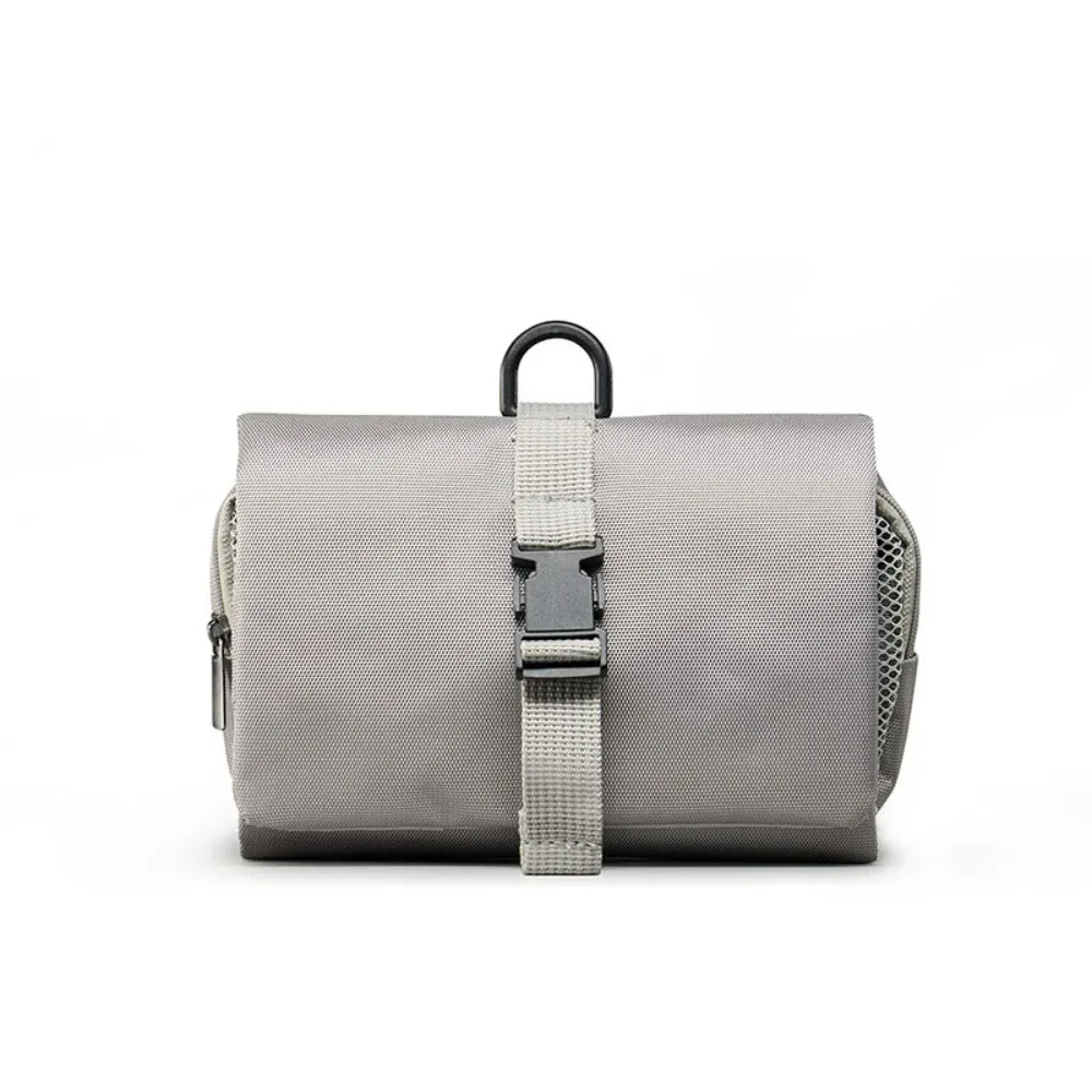 sac de toilette pliable de style japonais avec crochet, sac de rangement pour articles de toilette, sac de rangement pour articles de toilette à suspendre, grande capacité, sac cosmétique pour hommes