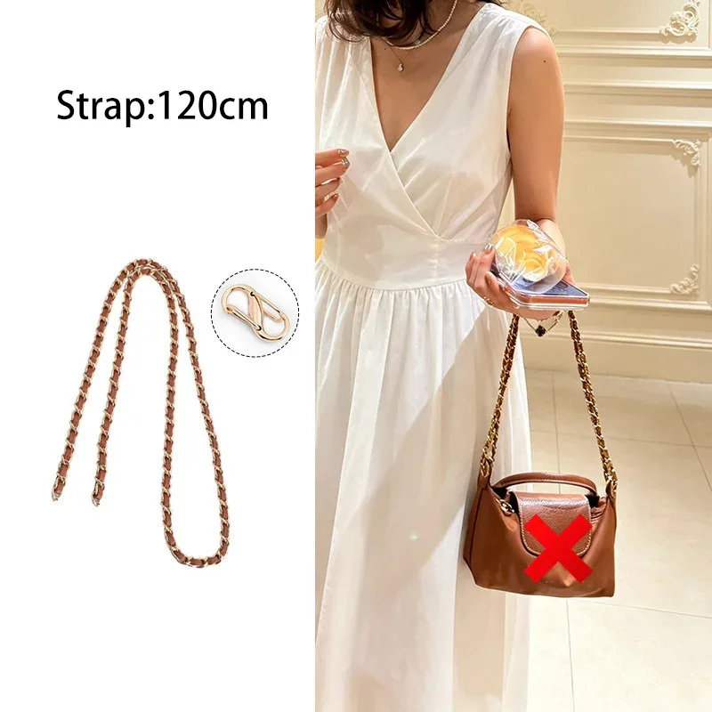 chaîne de sac à bandoulière pour longchamp mini, accessoires de sac durables, à la mode, de bonne qualité, pour modification de sac