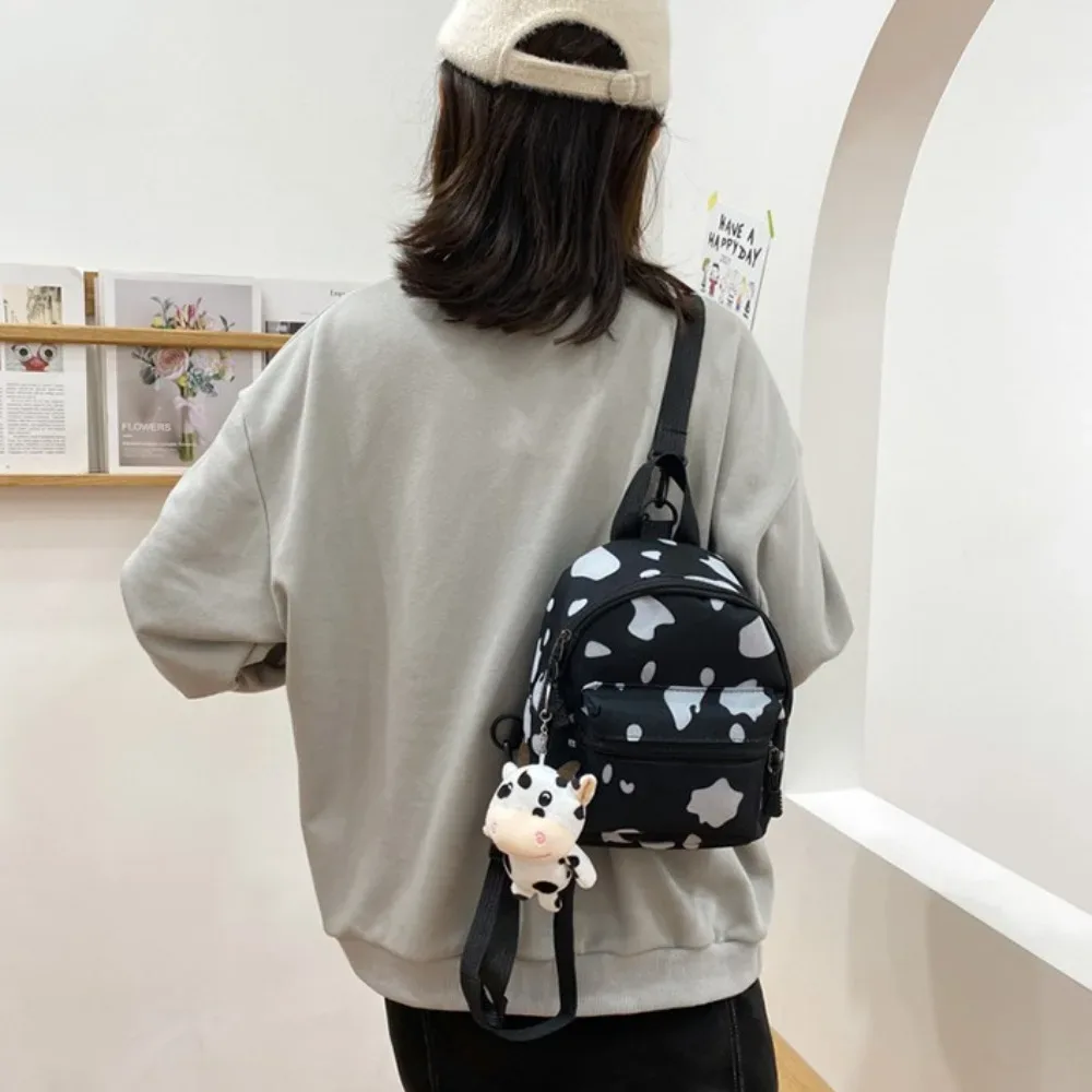 sac à dos drôle de tache de vache pour des femmes, mini sac à dos de mode, sac à dos décontracté, sac de voyage, sacs à main pour des femmes