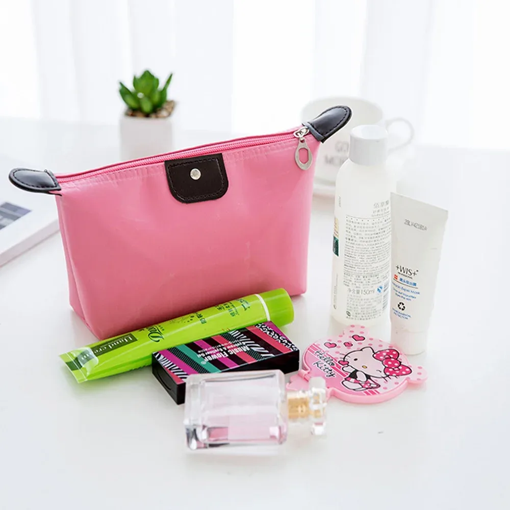 sac de maquillage portable pour femmes, sacs de rangement de voyage en plein air, organisateur étanche pour filles, produits de soins de peau, rouge à lèvres, sac cosmétique