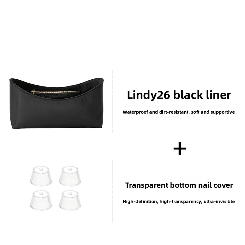 insert organisateur de sac pour lindy 26, rangement en nylon, sac durable, support de rangement, modification intérieure, accessoires de sac