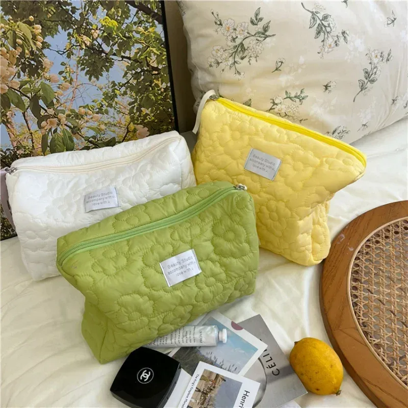 Articles de toilette organisateur cosmétique sac à fermeture éclair pochette de lavage de voyage sac cosmétique femme sacs de maquillage nouveau motif de fleur femmes sac de maquillage