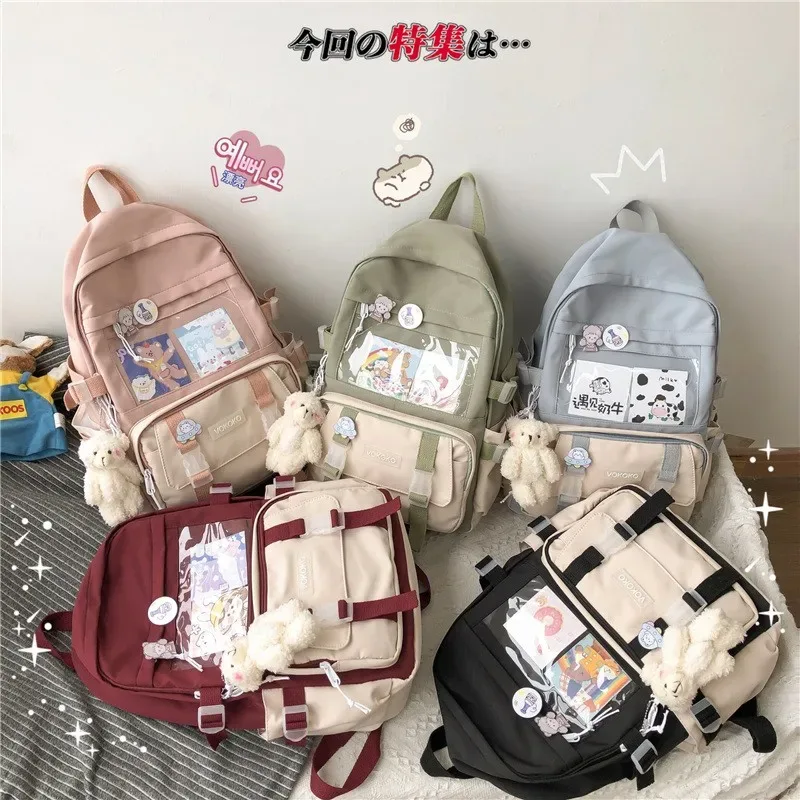 sac à dos étanche pour femme, sac d'école pour adolescente, cartable d'étudiant, sac à dos pour ordinateur portable, sac à dos de voyage féminin mignon